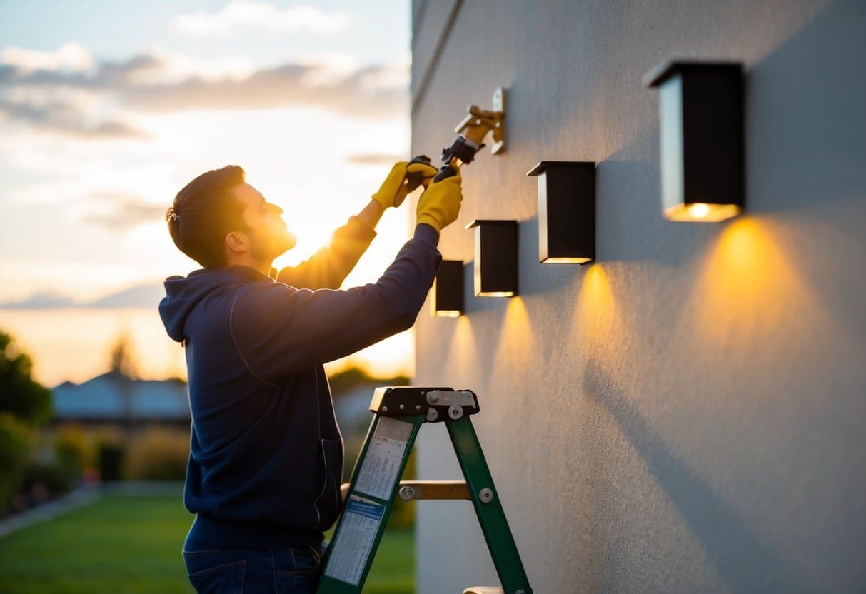 outdoor lighting installation near me